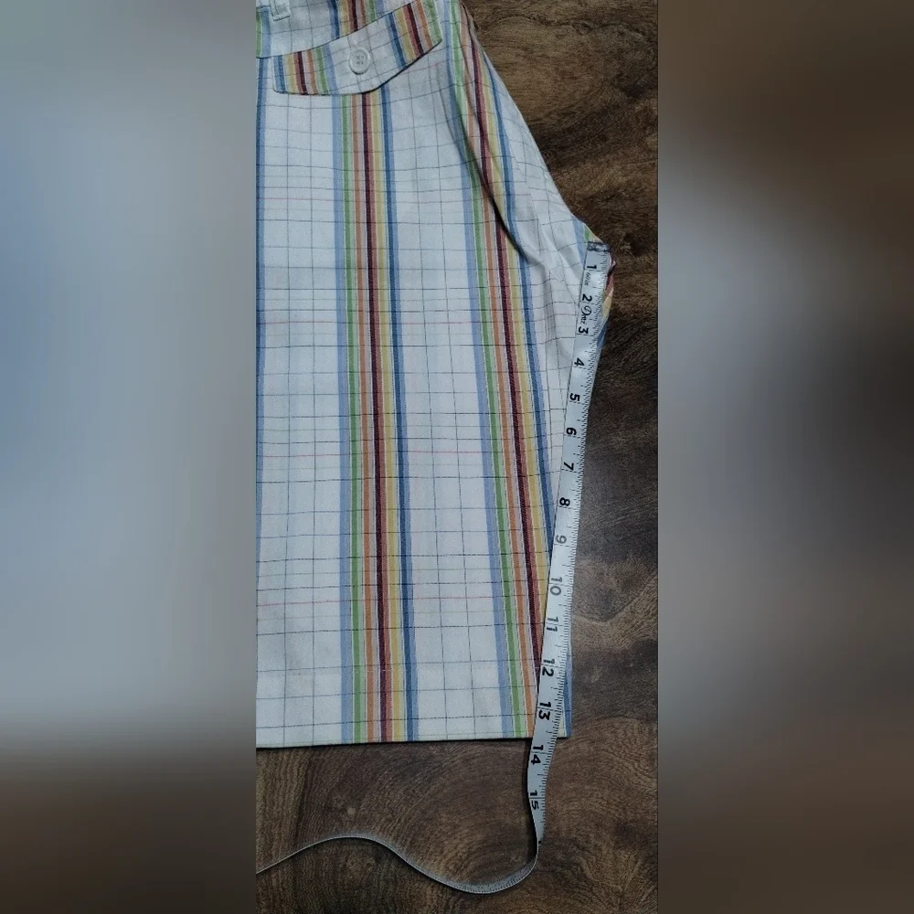 PWT Juniors (11) Multicolor Striped Shorts